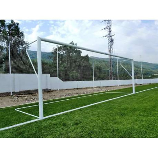 [0012576] JUEGO PORTERÍAS ALUMINIO FÚTBOL 7 90 MM FIJAS